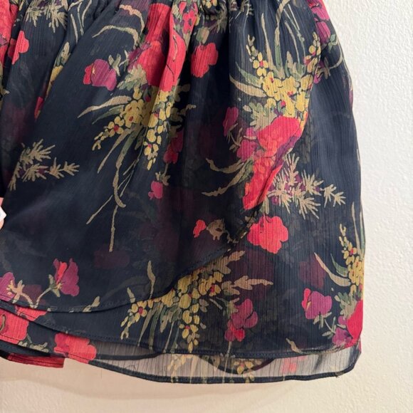Polo Ralph Lauren’s Youth Girls Floral Flowy Lightweight Mini Skirt Size 8 - Picture 3 of 4
